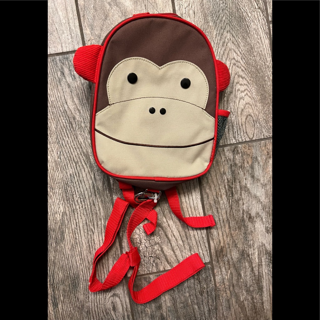 Brand New No Tags Skip Hop Backpack Small Monkey Design